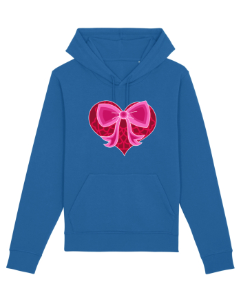 Valentine's Love Heart Bow Royal Blue