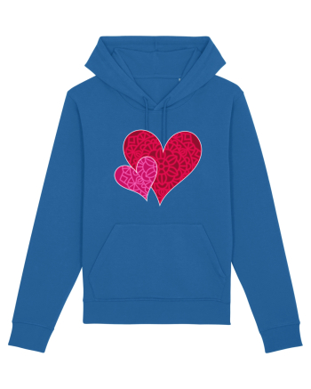 Valentine's Love Heart Mandala Royal Blue