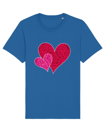 Valentine's Love Heart Mandala Royal Blue