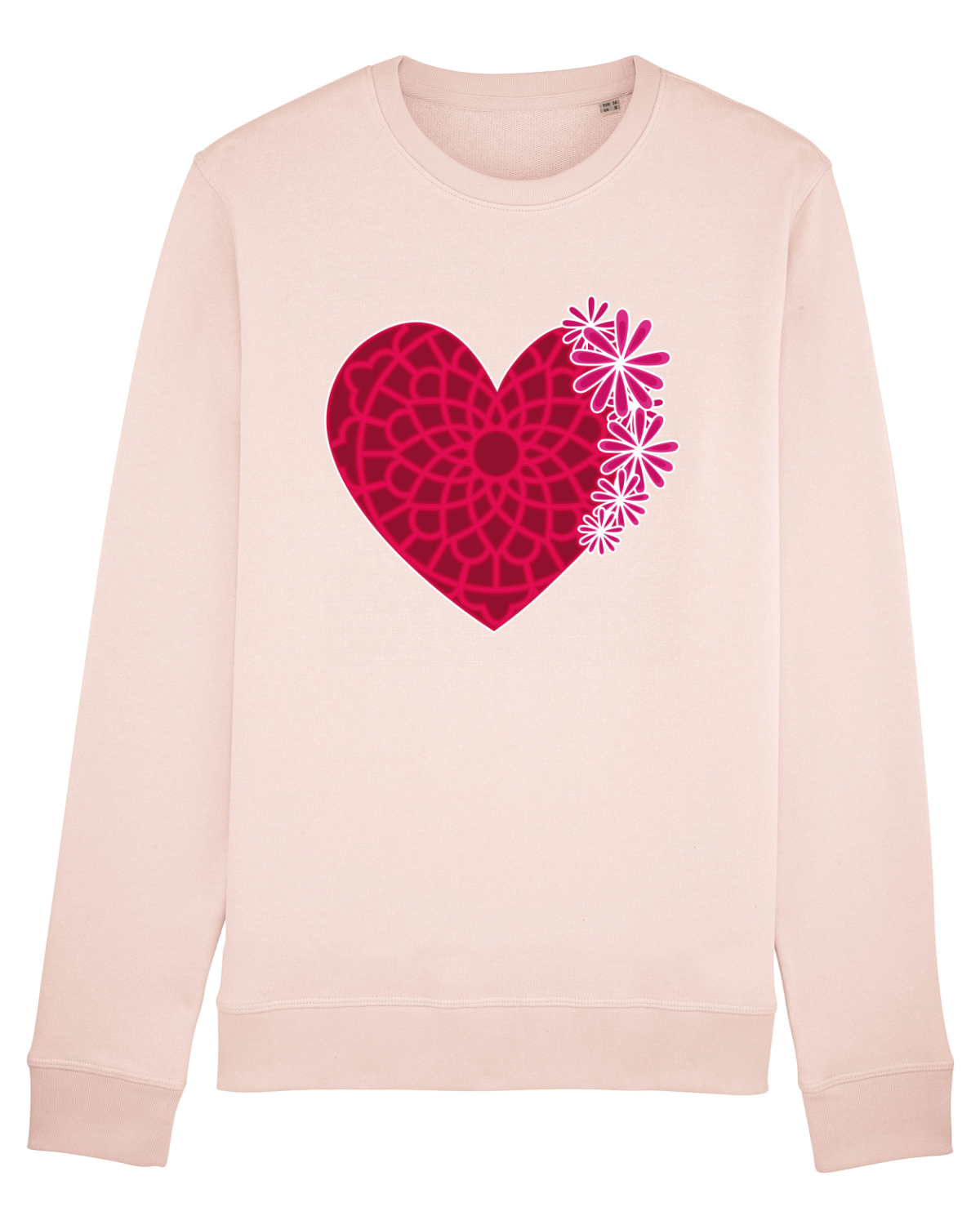 Bluză mânecă lungă Unisex Rise Candy Pink