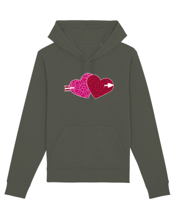 Valentine's Love Heart Double Arrow Khaki