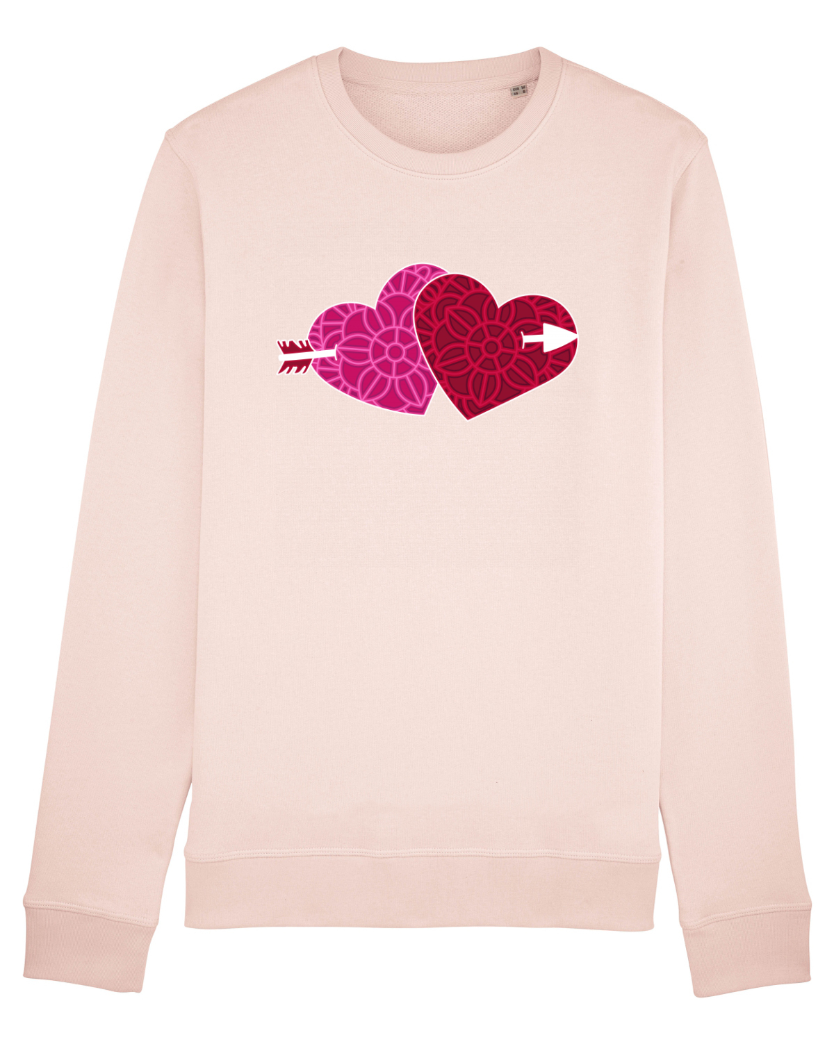 Bluză mânecă lungă Unisex Rise Candy Pink