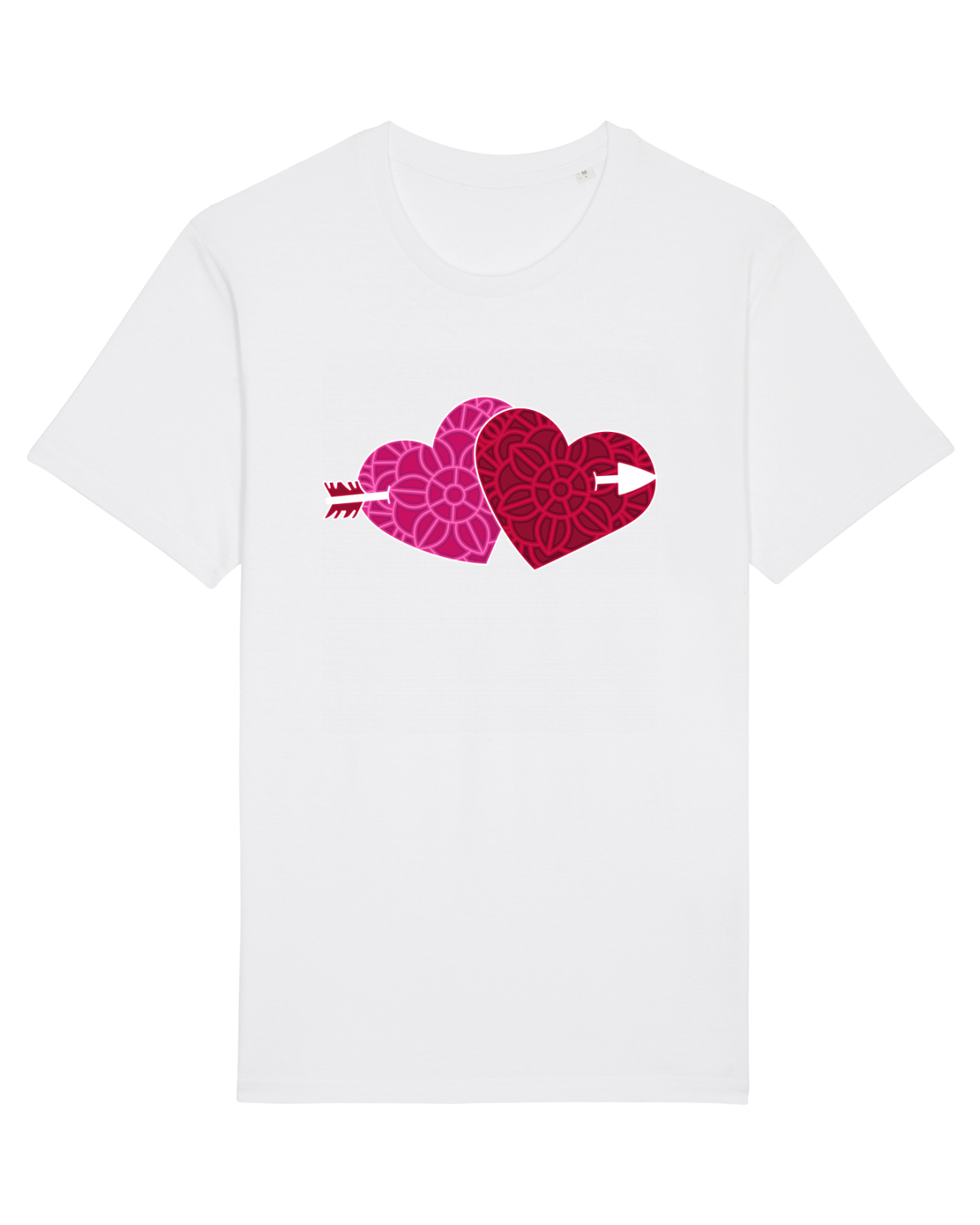 Tricou mânecă scurtă Unisex Rocker White