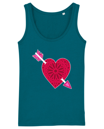 Valentine's Love Heart Arrow Ocean Depth