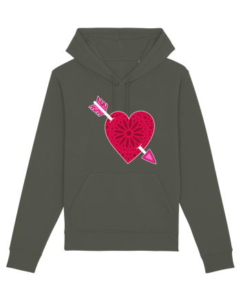 Valentine's Love Heart Arrow Khaki