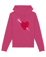 Valentine's Love Heart Arrow Hanorac Unisex Drummer