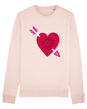 Valentine's Love Heart Arrow Candy Pink