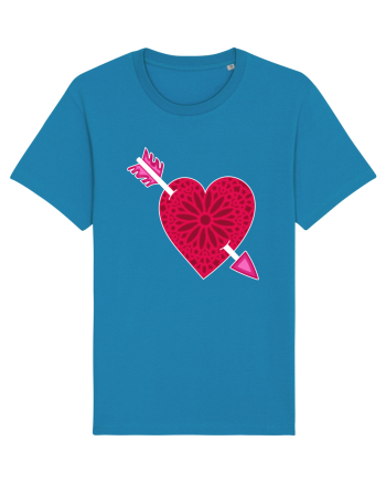 Valentine's Love Heart Arrow Azur