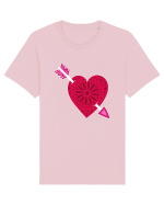 Valentine's Love Heart Arrow Tricou mânecă scurtă Unisex Rocker