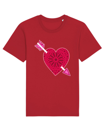 Valentine's Love Heart Arrow Red