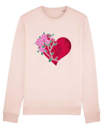 Valentine's Love Heart Roses Candy Pink