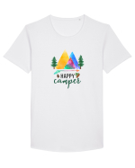 Happy camper Tricou mânecă scurtă guler larg Bărbat Skater