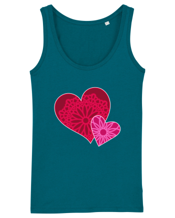 Valentine's Love Heart Mandala Ocean Depth