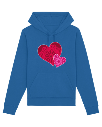 Valentine's Love Heart Mandala Royal Blue