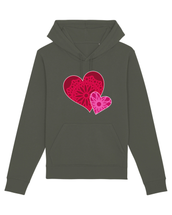 Valentine's Love Heart Mandala Khaki