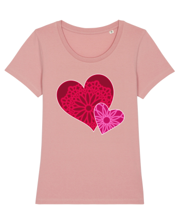 Valentine's Love Heart Mandala Canyon Pink