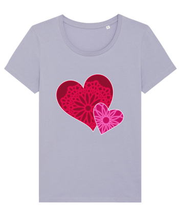 Valentine's Love Heart Mandala Lavender