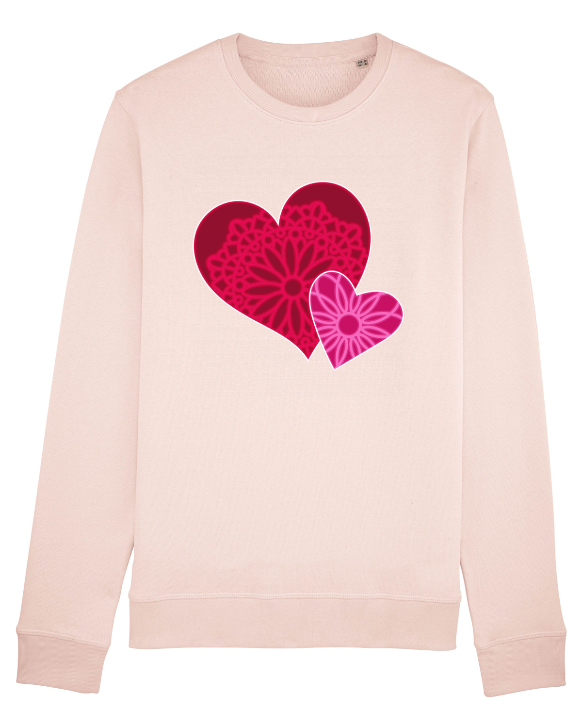 Bluză mânecă lungă Unisex Rise Candy Pink