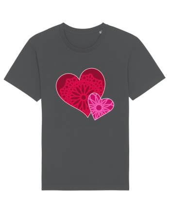 Valentine's Love Heart Mandala Anthracite