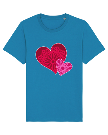 Valentine's Love Heart Mandala Azur