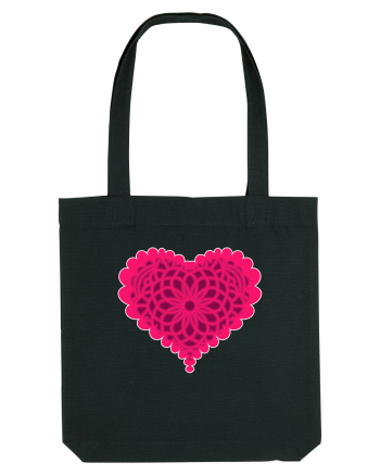Valentine's Love Heart Bubble Black