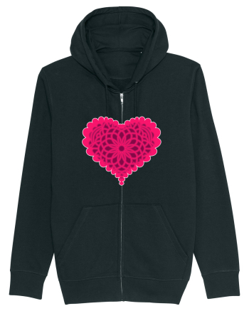 Valentine's Love Heart Bubble Black