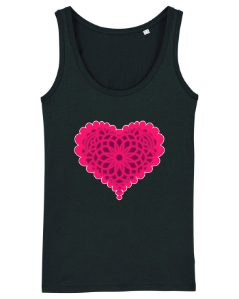 Valentine's Love Heart Bubble Black