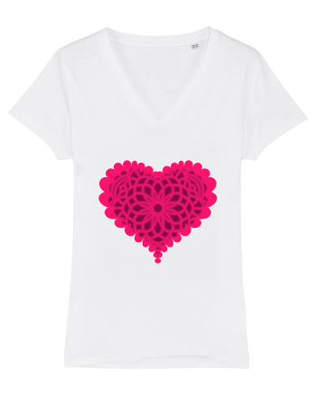 Valentine's Love Heart Bubble White