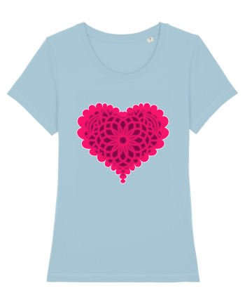 Valentine's Love Heart Bubble Sky Blue