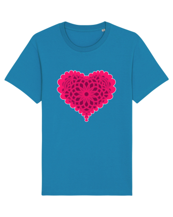 Valentine's Love Heart Bubble Azur