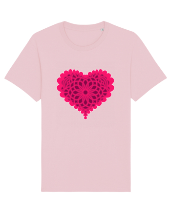 Valentine's Love Heart Bubble Cotton Pink