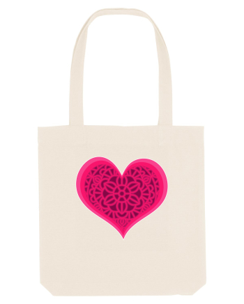 Valentine's Love Heart Mandala Natural