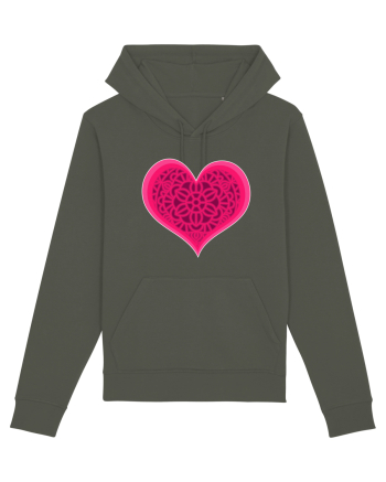 Valentine's Love Heart Mandala Khaki