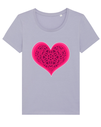 Valentine's Love Heart Mandala Lavender