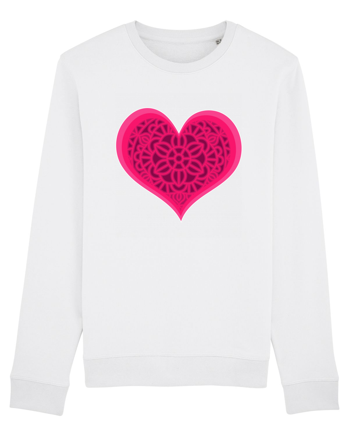 Bluză mânecă lungă Unisex Rise White