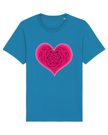 Valentine's Love Heart Mandala Azur