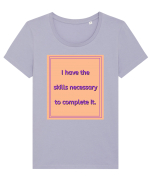 i have the skills necessary to complete it3 Tricou mânecă scurtă guler larg fitted Damă Expresser