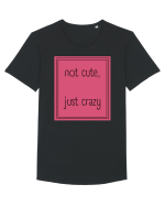 not cute just crazy5 Tricou mânecă scurtă guler larg Bărbat Skater