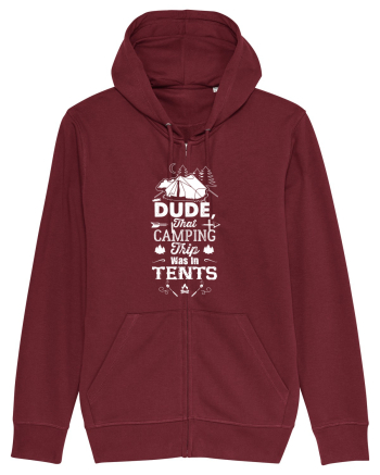 Camping in tents Burgundy