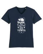 Camping in tents Tricou mânecă scurtă guler V Bărbat Presenter