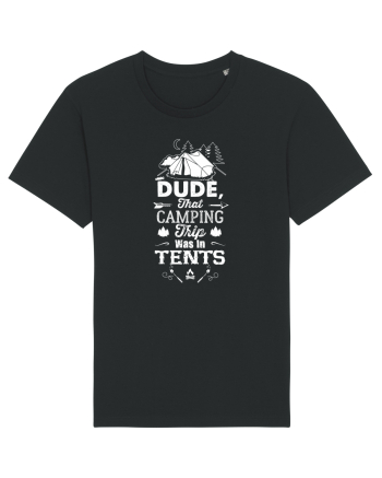 Camping in tents Black