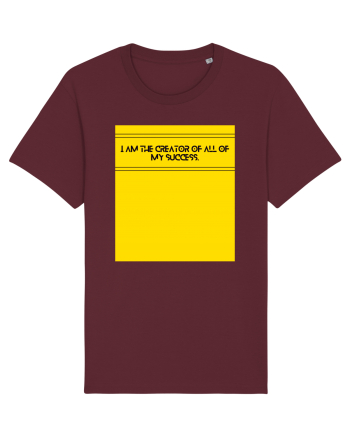 i am the creator of all my success3 Burgundy