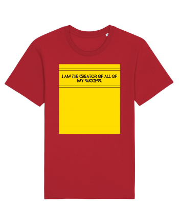i am the creator of all my success3 Red