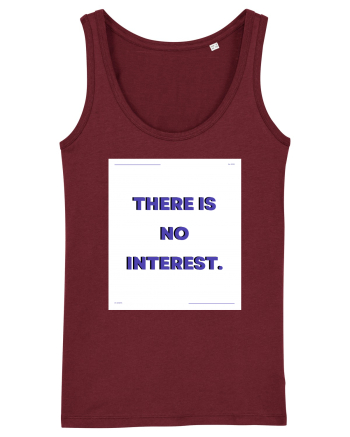 there is no interest3 Burgundy