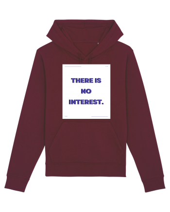 there is no interest3 Burgundy