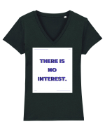 there is no interest3 Tricou mânecă scurtă guler V Damă Evoker