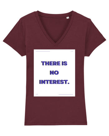 there is no interest3 Burgundy