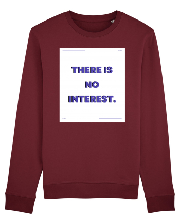 there is no interest3 Burgundy
