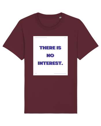 there is no interest3 Burgundy