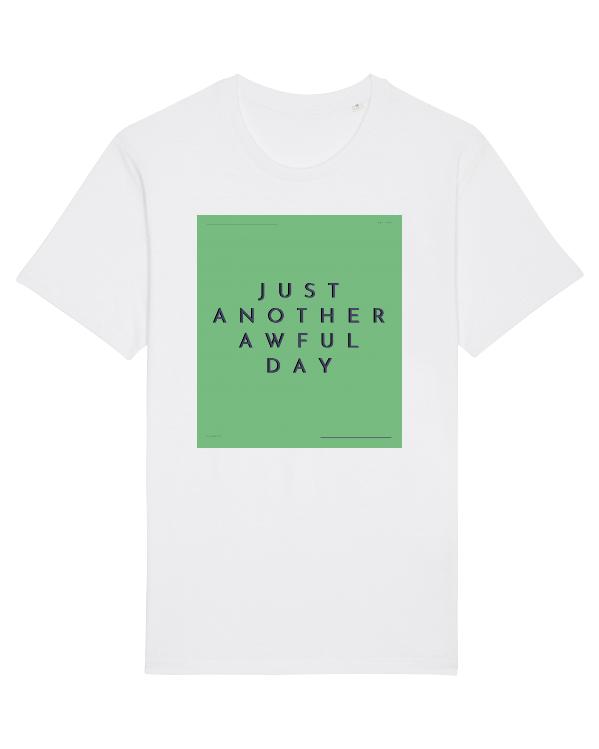 Tricou mânecă scurtă Unisex Rocker White